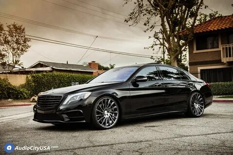 2015 Mercedes Benz S550 on 22" Road Force RF 16 Gun Metal . 