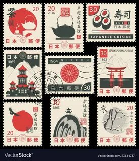 Japanese stamp logo