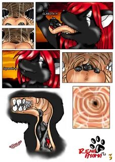 Skunkhase and Clarity (Vore)Comic Page 3 by RenaAyama -- Fur