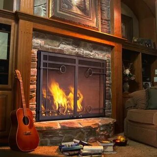 Wood Burning Fireplace Glass Doors Trgn Woodburning Has Stro