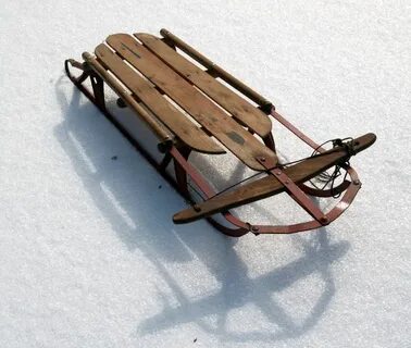 snow sled the picture above shows an old snow sled i have i 