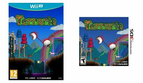 Terraria Wii U and 3DS boxart