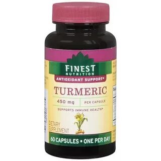 Finest Nutrition Turmeric 500 mg - 60 Comprimidos