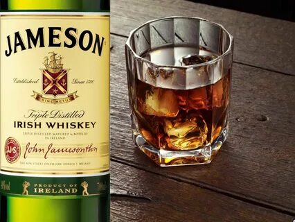 Бренд виски "Jameson". Девиз - "Без Страха". Алкогольные бре