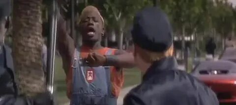 Demolition Man (1993) Simon Phoenix Beats Up Cops GIF