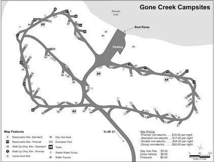 Creek Campground Site Map Related Keywords & Suggestions - C