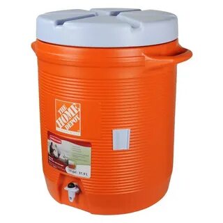 The Home Depot 10 Gal Orange Water Cooler FG1610HDORAN