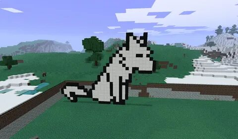 Minecraft Wolf Pixel Art 100 Images - Wolf Pixel Art Minecra