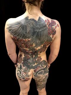Backpiece Birds Japanese Tattoo - Slave to the Needle