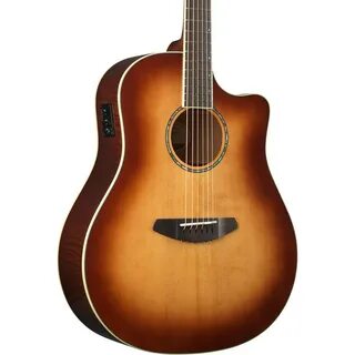Breedlove pursuit dreadnought ebony acoustic-electric guitar natural