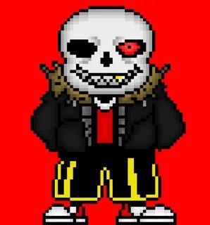 Underfell!Sans sprite (unofficial Pixel Art Maker