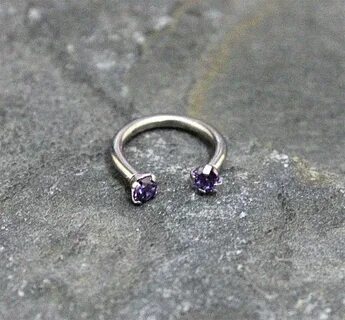 Understand and buy amethyst septum ring OFF-66