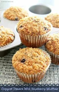 Copycat Panera Wild Blueberry Muffins Muffin recipes blueber