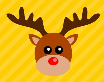 Cute Rudolph Free Svg - Layered SVG Cut File - Free Fonts fo