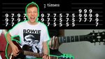 Green Day - Longview - How to play on Guitar (Tabs on Screen