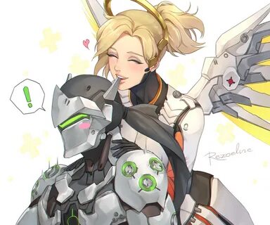 Genji And Mercy Art пикабу - Mobile Legends