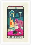 The Hermit Tarot Card Print Etchings & Engravings Art & Coll