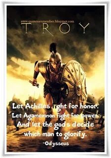 Your business is war, my friend. Odysseus #Troy #BradPitt Tr