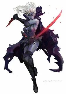Drow D&D Character Dump Dark elf, Dungeons and dragons chara