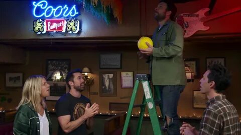 Coors Banquet Beer Neon Sign In It's Always Sunny In Philade