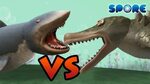 Shark vs Crocodile Underwater Beast Face-off S1E5 SPORE - Yo