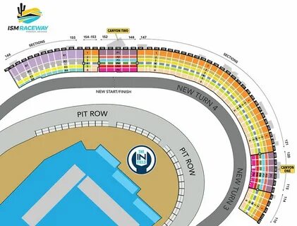 Phoenix Raceway Seating Map - World Map Wall Sticker