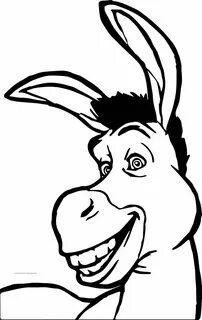 Pin by Tammy on wecoloringpage Donkey drawing, Drawings, Shr