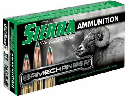 Sierra GameChanger Ammo 270 Winchester 140 Grain Tipped Game