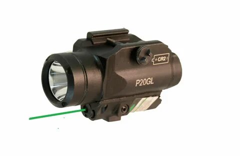 HiLight P20GL Green Laser and 500 Lm Flashlight Combo Pistol