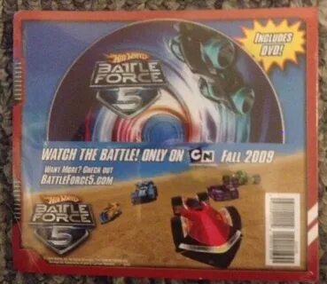 ✔ HOT WHEELS 2009 BATTLE FORCE 5 CARTOON NETWORK COLLECTOR C