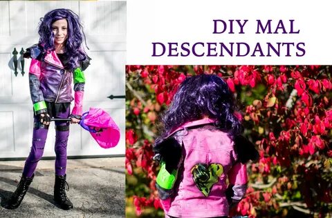 Disney Descendants Mals Costume full DIY tutorial