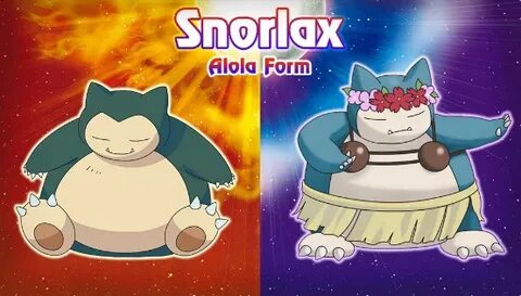 Snorlax Alola Form Pokémon Sun and Moon Know Your Meme