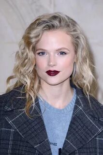 Gabriella Wilde At Christian Dior fashion show during Paris 