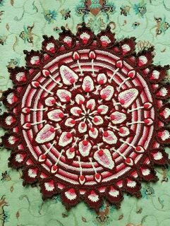 Peacock mandala Mandala, Crochet mandala, Crochet patterns