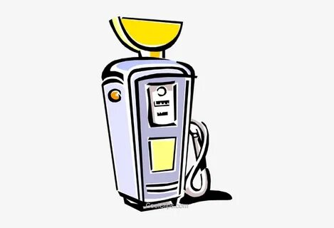 Gasoline Pump Royalty Free Vector Clip Art Illustration - Ga