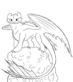 Toothless And Light Fury Together Coloring Pages Mclarenweig