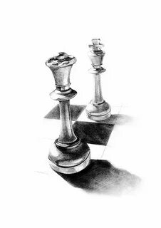 Small King And Queen Chess Piece Tattoo