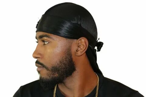 3WP (Black) Silky Durag - 360WaveProcess