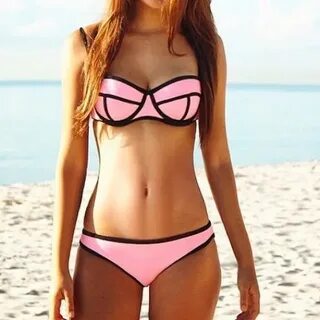 triangl swimwear Swim Triangle Pink Neoprene Bikini Poshmark