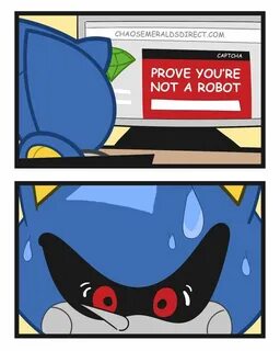 Pin by Megan Warren on Metal Sonic Love ❤ Sonic funny, Sonic