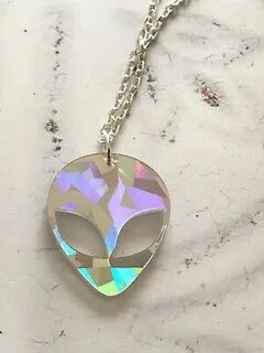 лазерная голограмма Alien ожерелье 24 " eBay