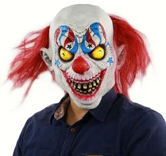 Hot sale Horror Clown full face cover Mask Evil Clown mask H