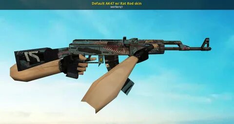 Default AK47 w/ Rat Rod skin Counter-Strike 1.6 Mods