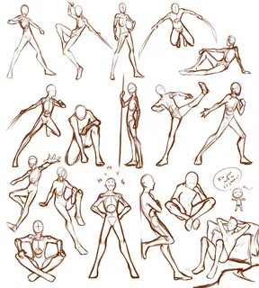 fighting poses Chicas dibujos, Poses masculinas, Bocetos