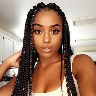 Box braids are hair braids which are characterized by "boxy"