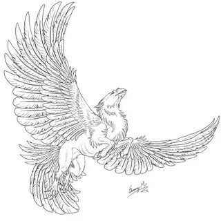 The best free Hippogriff coloring page images. Download from