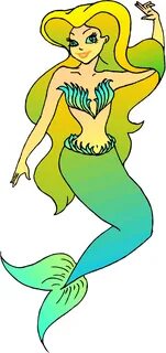 mermaid coloring pages - Clip Art Library