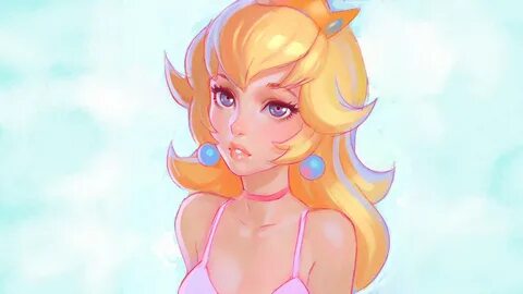 Wallpaper ID: 97495 / Super Mario Bros., Princess Peach, Bow