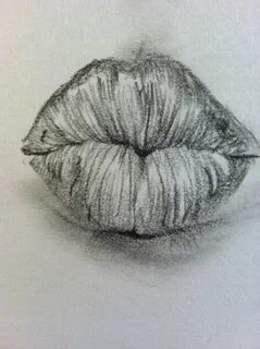 How to Draw Puckered Lips Lips drawing, Drawings, Art inspir