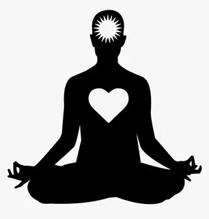 Transparent Yoga Clipart Images - Meditation Images Black An